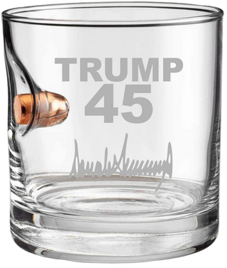 Trump Bullet Glass