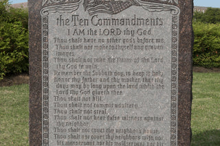 Galveston's Ten Commandments Posters Go Up by Monday. The Law Already Promised to Cover the Lawsuits the Board Feared.