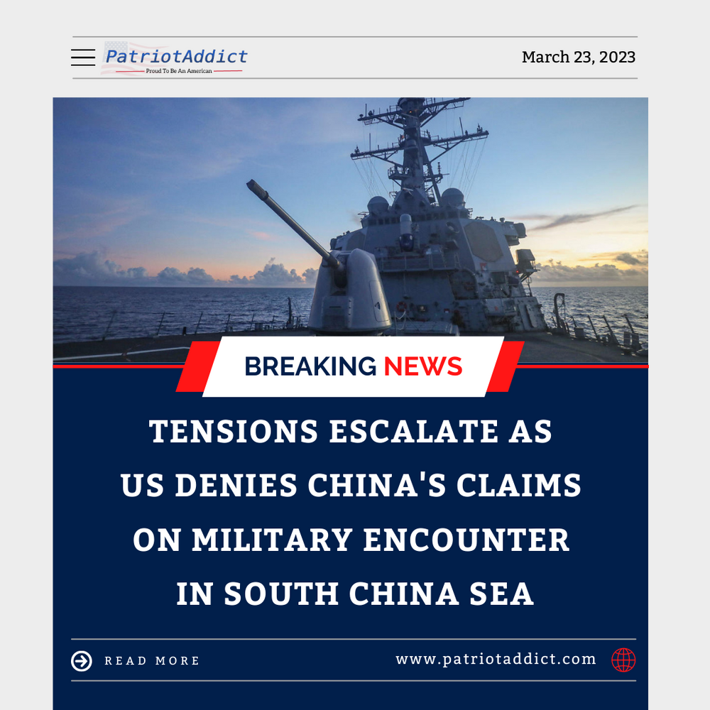 US Denies China's Accusations in Latest South China Sea Conflict ...