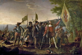 Trump's Columbus Day Proclamation Quotes a Cross Columbus Raised Two Months After Landfall