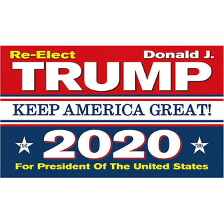 Re-Elect President Trump 2020 Flag