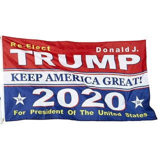 Re-Elect President Trump 2020 Flag