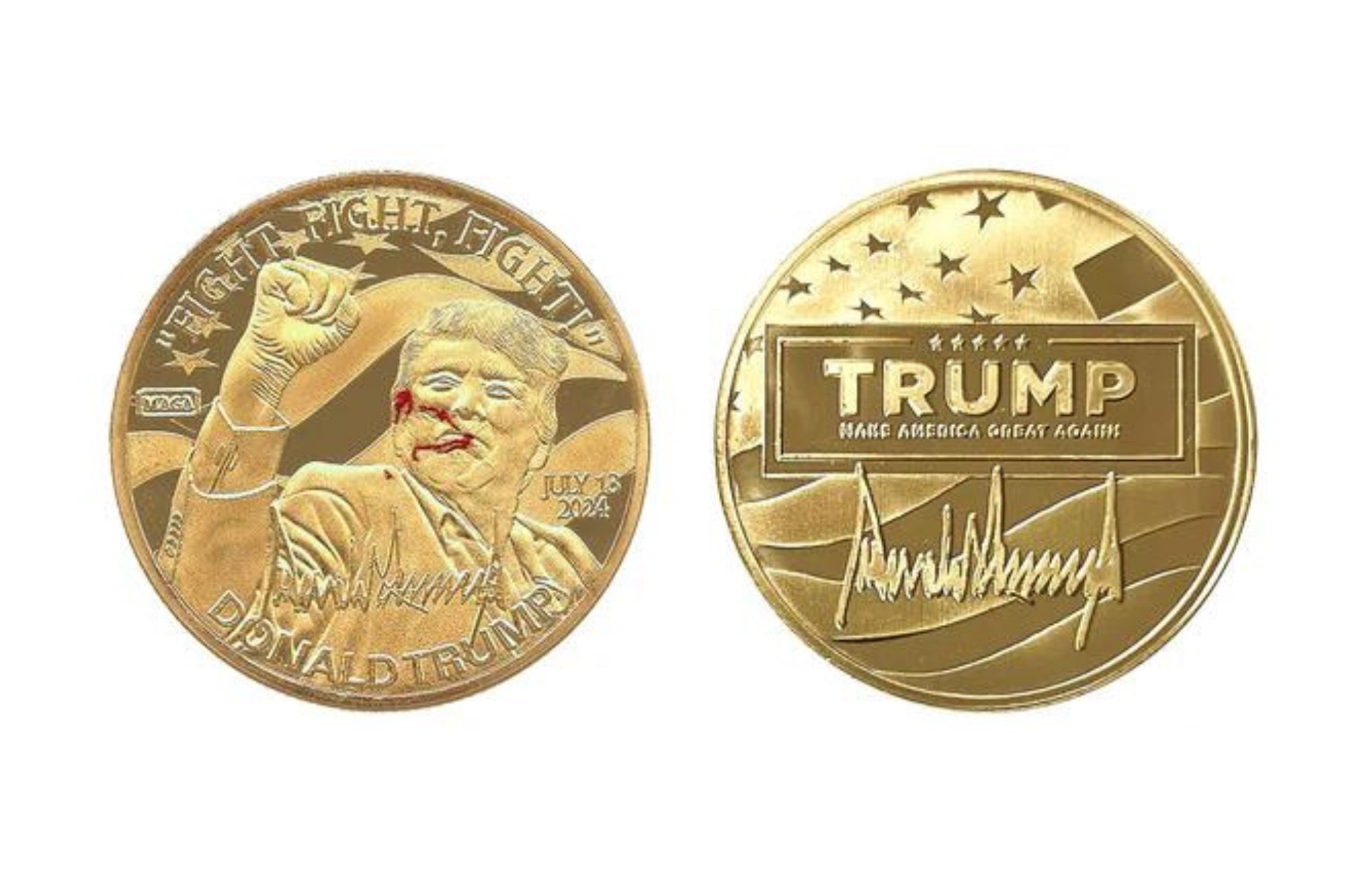 Trump Rally Coin Trump Fight Coin – PatriotAddict