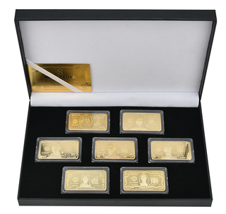 7 Pieces Gold Bar Set