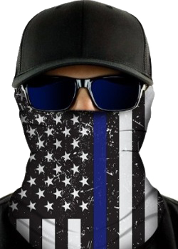 Thin Blue Lines Face Shield